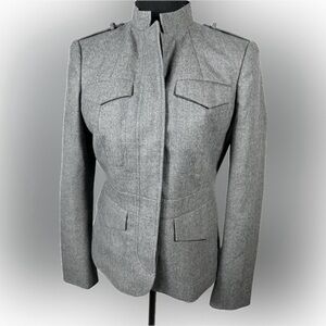 Banana Republic Woman’s Wool Blend Cropped Military Jacket. Size 6